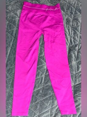PINK Victoria’s Secret Active Leggings Womens Medium Pink Athletic Yoga Pants